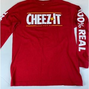 Cheez-It red long sleeve graphic T-shirt